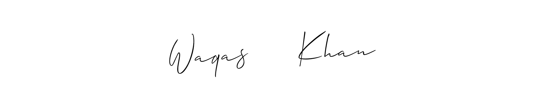 Also You can easily find your signature by using the search form. We will create Waqas احمد Khan name handwritten signature images for you free of cost using Allison_Script sign style. Waqas احمد Khan signature style 2 images and pictures png