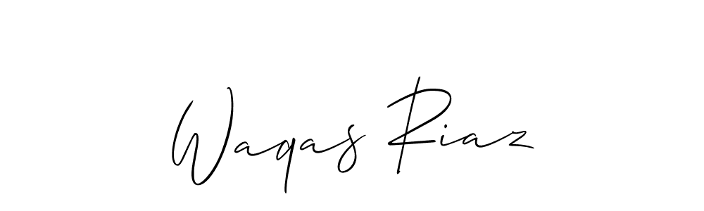 You should practise on your own different ways (Allison_Script) to write your name (Waqas Riaz) in signature. don't let someone else do it for you. Waqas Riaz signature style 2 images and pictures png