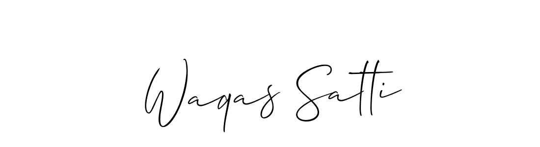 You can use this online signature creator to create a handwritten signature for the name Waqas Satti. This is the best online autograph maker. Waqas Satti signature style 2 images and pictures png