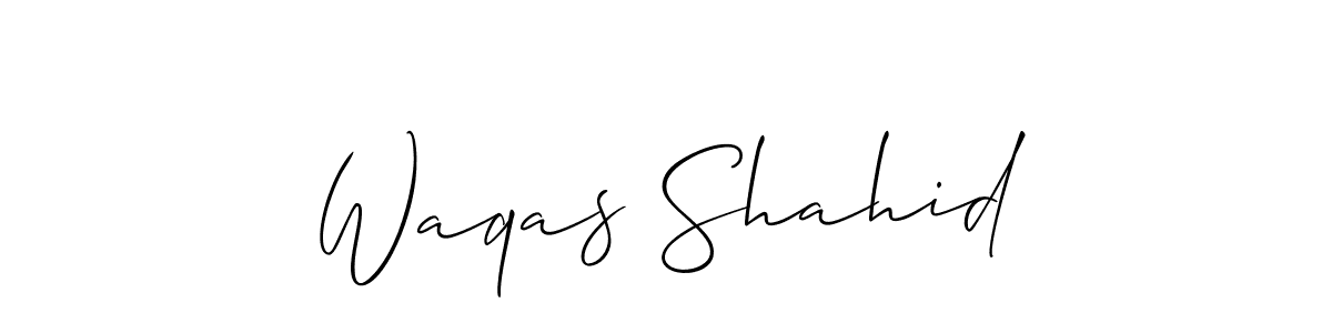You can use this online signature creator to create a handwritten signature for the name Waqas Shahid. This is the best online autograph maker. Waqas Shahid signature style 2 images and pictures png