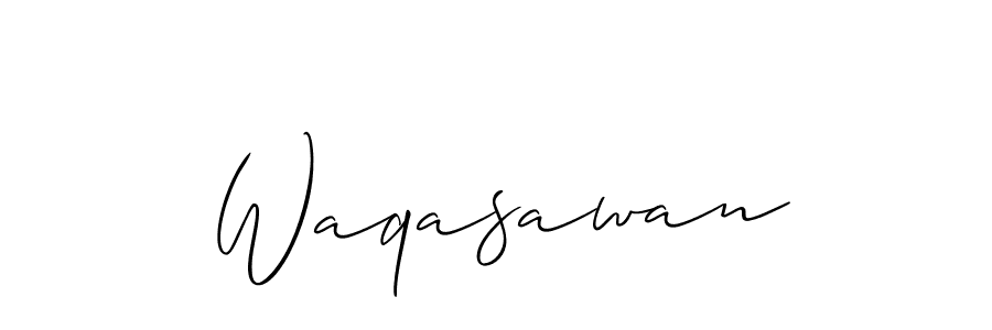 How to Draw Waqasawan signature style? Allison_Script is a latest design signature styles for name Waqasawan. Waqasawan signature style 2 images and pictures png