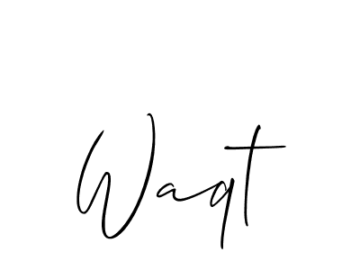 Here are the top 10 professional signature styles for the name Waqt. These are the best autograph styles you can use for your name. Waqt signature style 2 images and pictures png