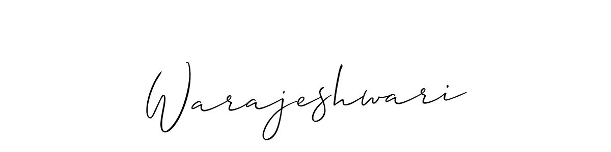 Create a beautiful signature design for name Warajeshwari. With this signature (Allison_Script) fonts, you can make a handwritten signature for free. Warajeshwari signature style 2 images and pictures png