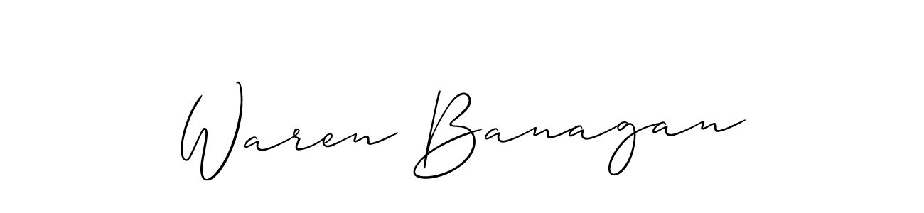 See photos of Waren Banagan official signature by Spectra . Check more albums & portfolios. Read reviews & check more about Allison_Script font. Waren Banagan signature style 2 images and pictures png