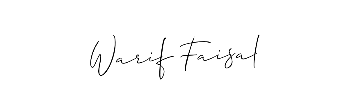 Here are the top 10 professional signature styles for the name Warif Faisal. These are the best autograph styles you can use for your name. Warif Faisal signature style 2 images and pictures png