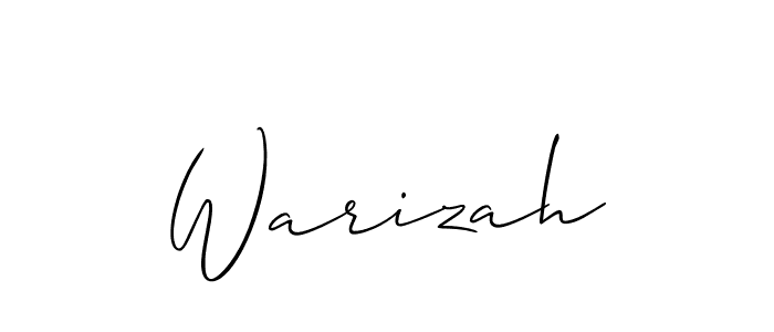 Make a short Warizah signature style. Manage your documents anywhere anytime using Allison_Script. Create and add eSignatures, submit forms, share and send files easily. Warizah signature style 2 images and pictures png