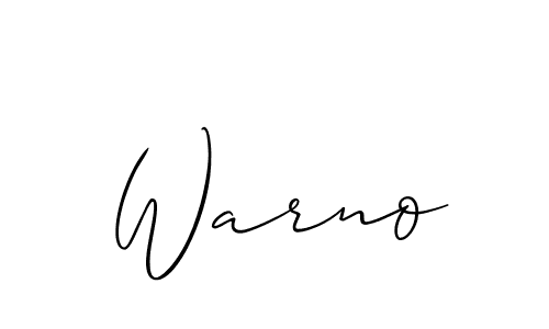 Once you've used our free online signature maker to create your best signature Allison_Script style, it's time to enjoy all of the benefits that Warno name signing documents. Warno signature style 2 images and pictures png