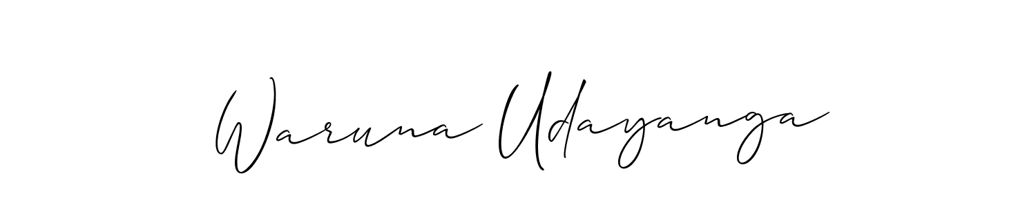This is the best signature style for the Waruna Udayanga name. Also you like these signature font (Allison_Script). Mix name signature. Waruna Udayanga signature style 2 images and pictures png