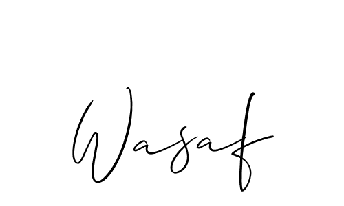Also You can easily find your signature by using the search form. We will create Wasaf name handwritten signature images for you free of cost using Allison_Script sign style. Wasaf signature style 2 images and pictures png