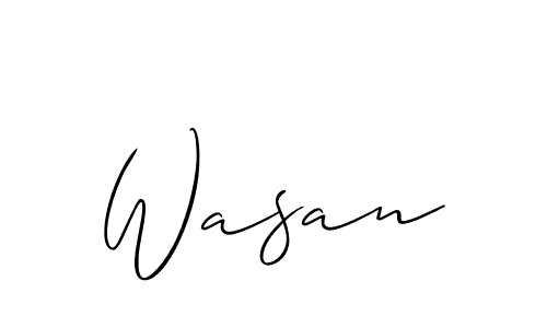 Here are the top 10 professional signature styles for the name Wasan. These are the best autograph styles you can use for your name. Wasan signature style 2 images and pictures png