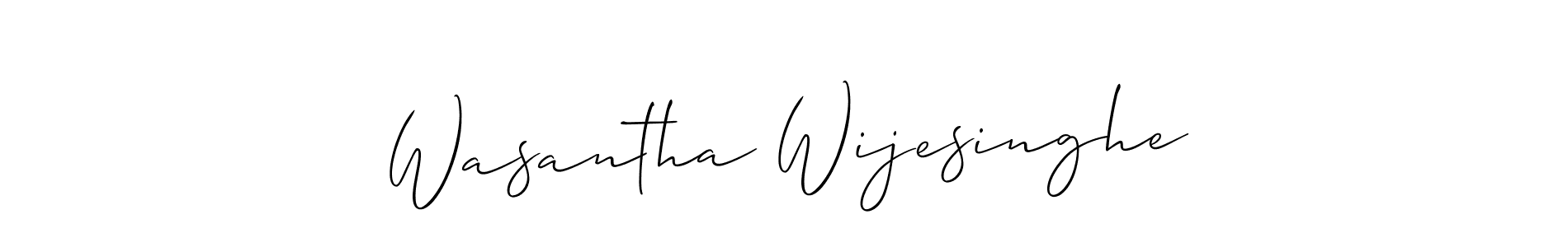 It looks lik you need a new signature style for name Wasantha Wijesinghe. Design unique handwritten (Allison_Script) signature with our free signature maker in just a few clicks. Wasantha Wijesinghe signature style 2 images and pictures png