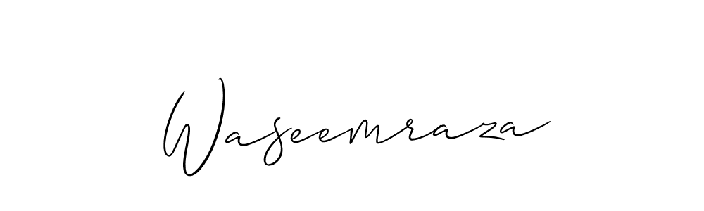 You should practise on your own different ways (Allison_Script) to write your name (Waseemraza) in signature. don't let someone else do it for you. Waseemraza signature style 2 images and pictures png