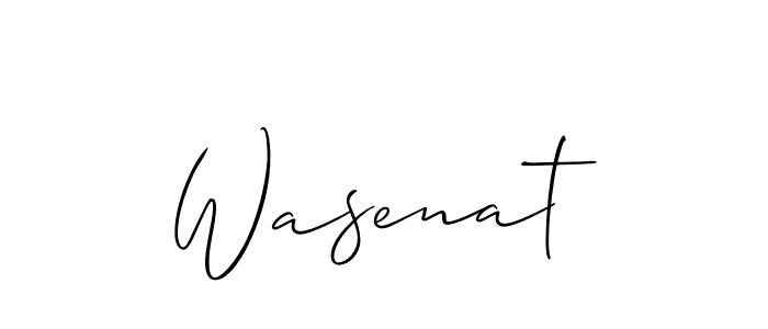 Here are the top 10 professional signature styles for the name Wasenat. These are the best autograph styles you can use for your name. Wasenat signature style 2 images and pictures png