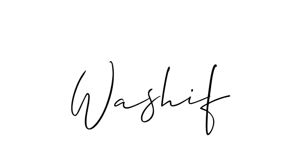 Best and Professional Signature Style for Washif. Allison_Script Best Signature Style Collection. Washif signature style 2 images and pictures png
