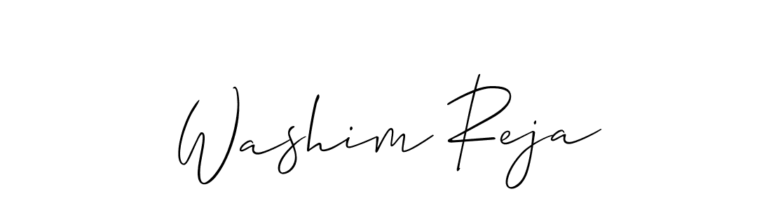 How to Draw Washim Reja signature style? Allison_Script is a latest design signature styles for name Washim Reja. Washim Reja signature style 2 images and pictures png
