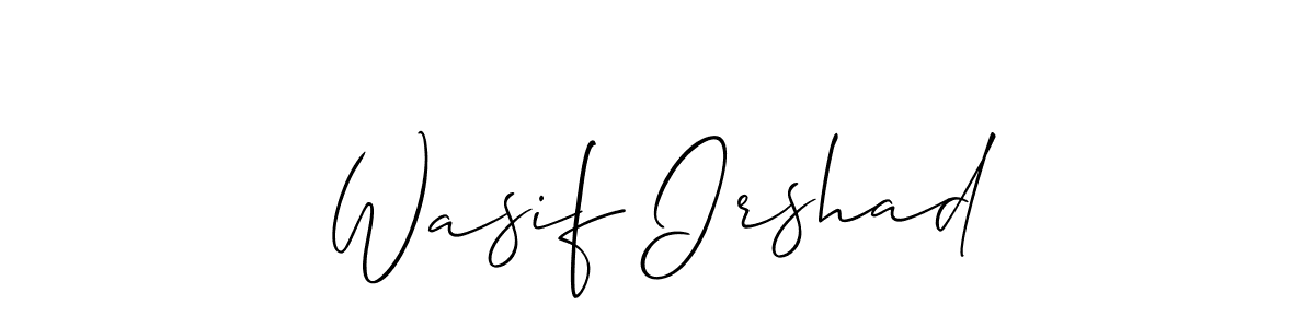 Best and Professional Signature Style for Wasif Irshad. Allison_Script Best Signature Style Collection. Wasif Irshad signature style 2 images and pictures png