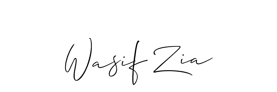 This is the best signature style for the Wasif Zia name. Also you like these signature font (Allison_Script). Mix name signature. Wasif Zia signature style 2 images and pictures png