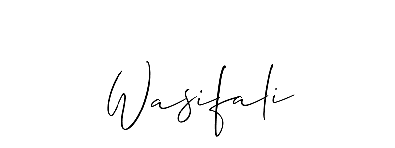 This is the best signature style for the Wasifali name. Also you like these signature font (Allison_Script). Mix name signature. Wasifali signature style 2 images and pictures png