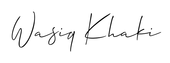 How to make Wasiq Khaki name signature. Use Allison_Script style for creating short signs online. This is the latest handwritten sign. Wasiq Khaki signature style 2 images and pictures png