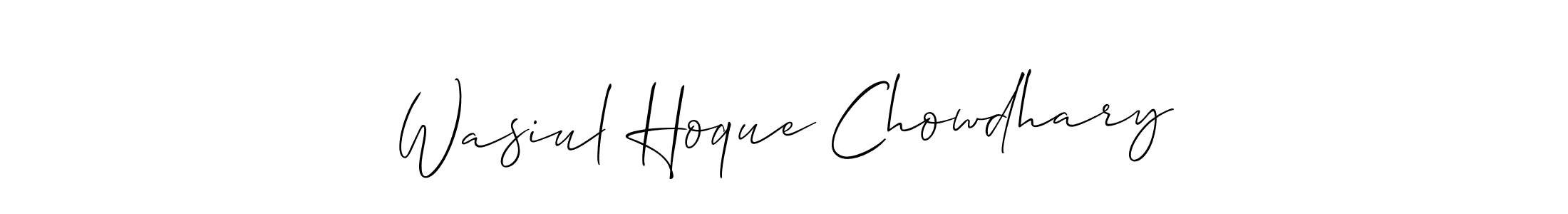 The best way (Allison_Script) to make a short signature is to pick only two or three words in your name. The name Wasiul Hoque Chowdhary include a total of six letters. For converting this name. Wasiul Hoque Chowdhary signature style 2 images and pictures png