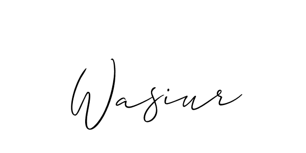 Once you've used our free online signature maker to create your best signature Allison_Script style, it's time to enjoy all of the benefits that Wasiur name signing documents. Wasiur signature style 2 images and pictures png