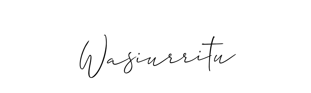 Once you've used our free online signature maker to create your best signature Allison_Script style, it's time to enjoy all of the benefits that Wasiurritu name signing documents. Wasiurritu signature style 2 images and pictures png