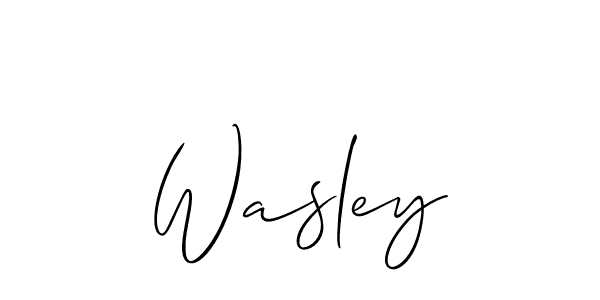 if you are searching for the best signature style for your name Wasley. so please give up your signature search. here we have designed multiple signature styles  using Allison_Script. Wasley signature style 2 images and pictures png
