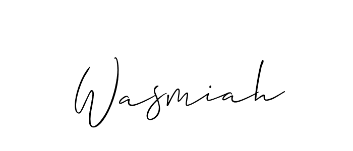 Check out images of Autograph of Wasmiah name. Actor Wasmiah Signature Style. Allison_Script is a professional sign style online. Wasmiah signature style 2 images and pictures png