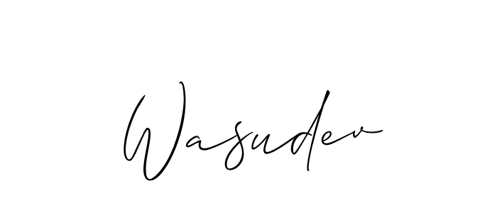 Once you've used our free online signature maker to create your best signature Allison_Script style, it's time to enjoy all of the benefits that Wasudev name signing documents. Wasudev signature style 2 images and pictures png