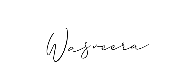 Similarly Allison_Script is the best handwritten signature design. Signature creator online .You can use it as an online autograph creator for name Wasveera. Wasveera signature style 2 images and pictures png