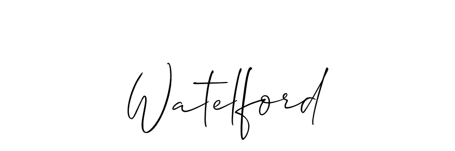 Once you've used our free online signature maker to create your best signature Allison_Script style, it's time to enjoy all of the benefits that Watelford name signing documents. Watelford signature style 2 images and pictures png