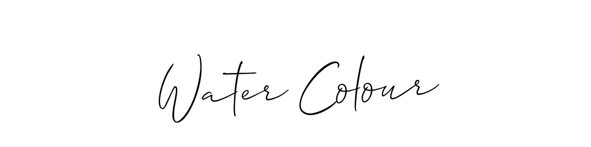 Water Colour stylish signature style. Best Handwritten Sign (Allison_Script) for my name. Handwritten Signature Collection Ideas for my name Water Colour. Water Colour signature style 2 images and pictures png