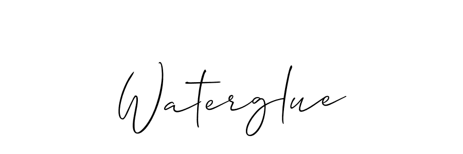 Create a beautiful signature design for name Waterglue. With this signature (Allison_Script) fonts, you can make a handwritten signature for free. Waterglue signature style 2 images and pictures png