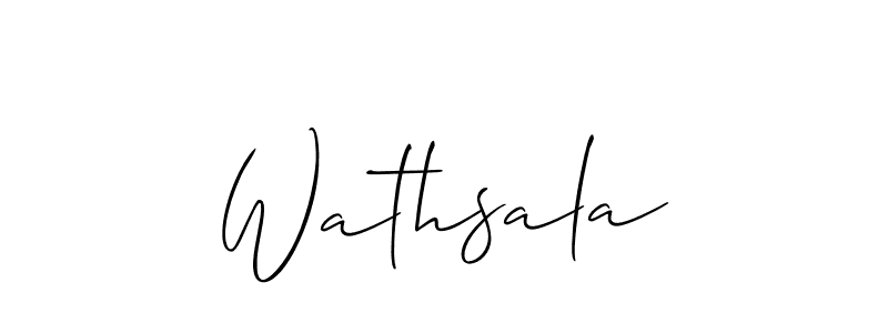 Best and Professional Signature Style for Wathsala. Allison_Script Best Signature Style Collection. Wathsala signature style 2 images and pictures png