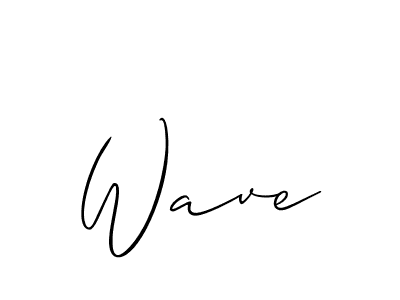 You should practise on your own different ways (Allison_Script) to write your name (Wave) in signature. don't let someone else do it for you. Wave signature style 2 images and pictures png