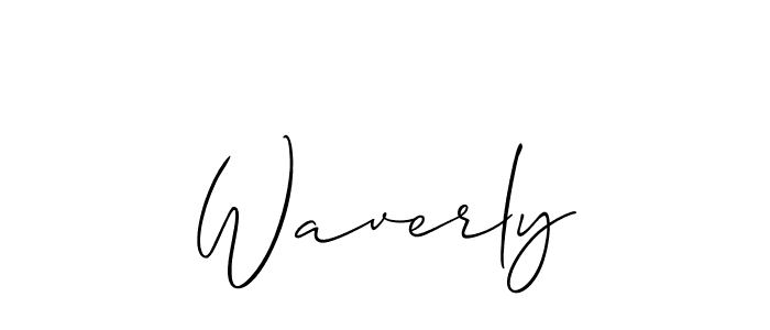 It looks lik you need a new signature style for name Waverly. Design unique handwritten (Allison_Script) signature with our free signature maker in just a few clicks. Waverly signature style 2 images and pictures png