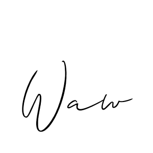 It looks lik you need a new signature style for name Waw. Design unique handwritten (Allison_Script) signature with our free signature maker in just a few clicks. Waw signature style 2 images and pictures png