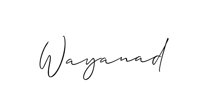 How to Draw Wayanad signature style? Allison_Script is a latest design signature styles for name Wayanad. Wayanad signature style 2 images and pictures png