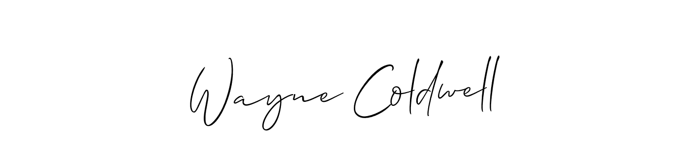 Best and Professional Signature Style for Wayne Coldwell. Allison_Script Best Signature Style Collection. Wayne Coldwell signature style 2 images and pictures png