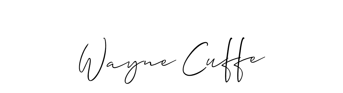 Best and Professional Signature Style for Wayne Cuffe. Allison_Script Best Signature Style Collection. Wayne Cuffe signature style 2 images and pictures png