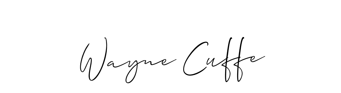 How to Draw Wayne Cuffe signature style? Allison_Script is a latest design signature styles for name Wayne Cuffe. Wayne Cuffe signature style 2 images and pictures png