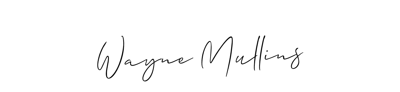 Similarly Allison_Script is the best handwritten signature design. Signature creator online .You can use it as an online autograph creator for name Wayne Mullins. Wayne Mullins signature style 2 images and pictures png