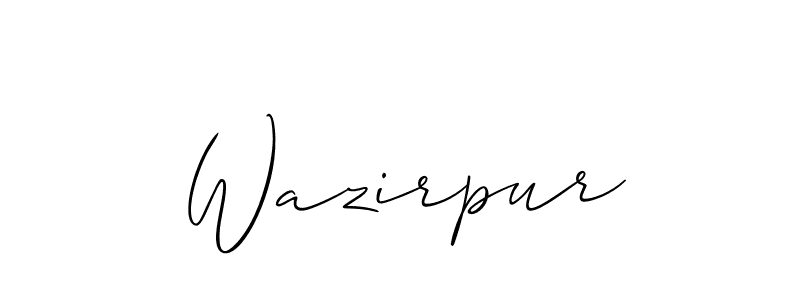Best and Professional Signature Style for Wazirpur. Allison_Script Best Signature Style Collection. Wazirpur signature style 2 images and pictures png