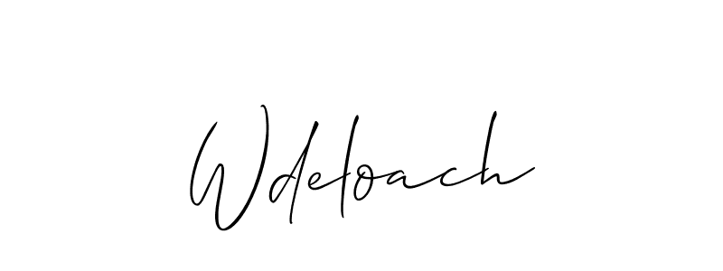 Check out images of Autograph of Wdeloach name. Actor Wdeloach Signature Style. Allison_Script is a professional sign style online. Wdeloach signature style 2 images and pictures png