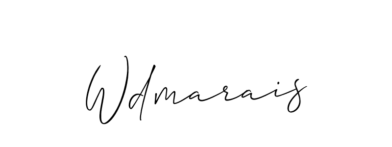 Once you've used our free online signature maker to create your best signature Allison_Script style, it's time to enjoy all of the benefits that Wdmarais name signing documents. Wdmarais signature style 2 images and pictures png