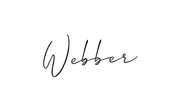 How to make Webber name signature. Use Allison_Script style for creating short signs online. This is the latest handwritten sign. Webber signature style 2 images and pictures png