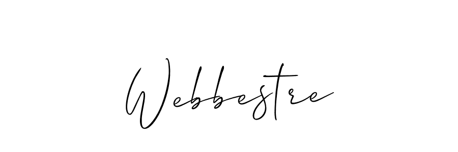 It looks lik you need a new signature style for name Webbestre. Design unique handwritten (Allison_Script) signature with our free signature maker in just a few clicks. Webbestre signature style 2 images and pictures png