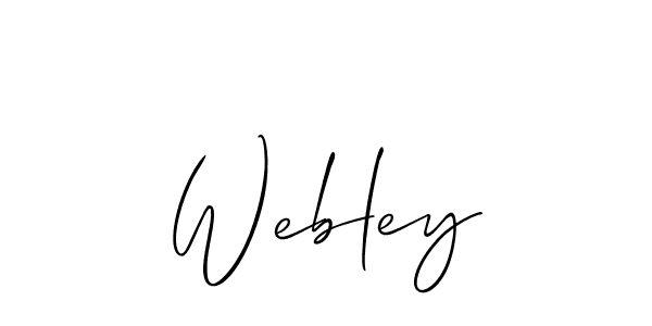 Best and Professional Signature Style for Webley. Allison_Script Best Signature Style Collection. Webley signature style 2 images and pictures png