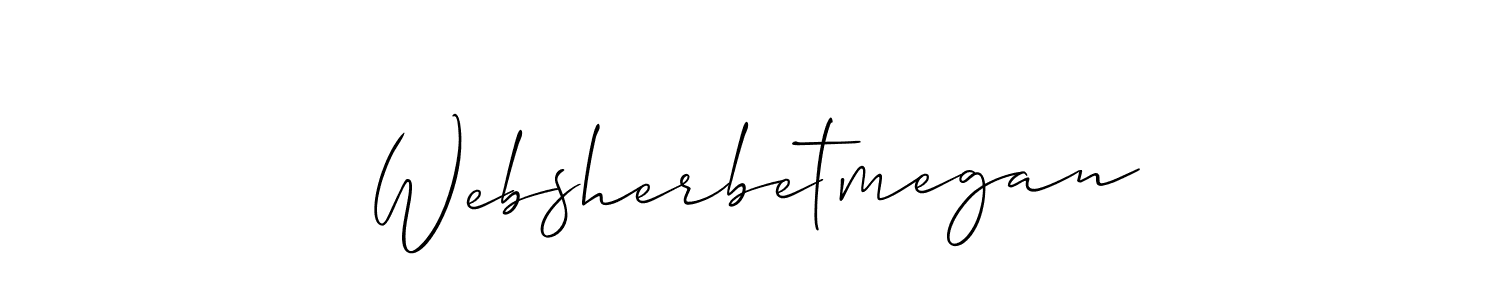 This is the best signature style for the Websherbetmegan name. Also you like these signature font (Allison_Script). Mix name signature. Websherbetmegan signature style 2 images and pictures png