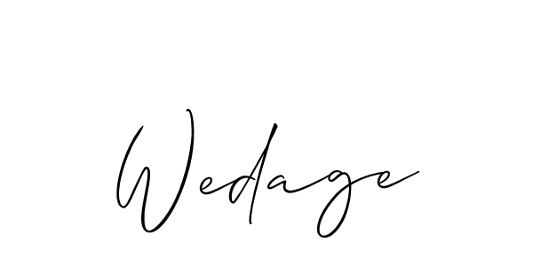 Best and Professional Signature Style for Wedage. Allison_Script Best Signature Style Collection. Wedage signature style 2 images and pictures png